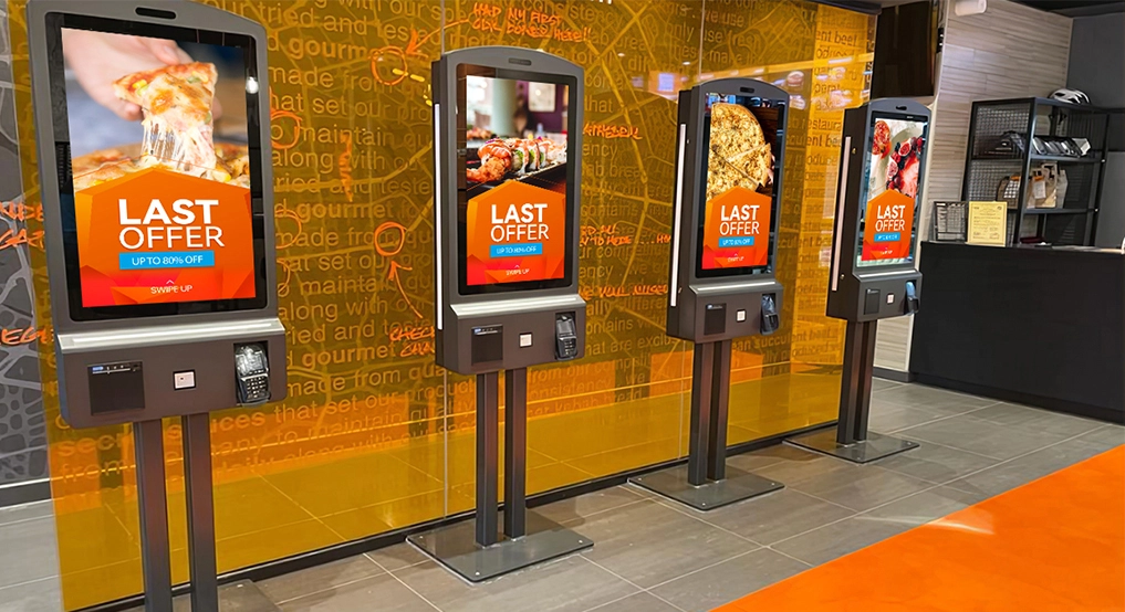 Rcstars Digital Signage In Self Order Checkout