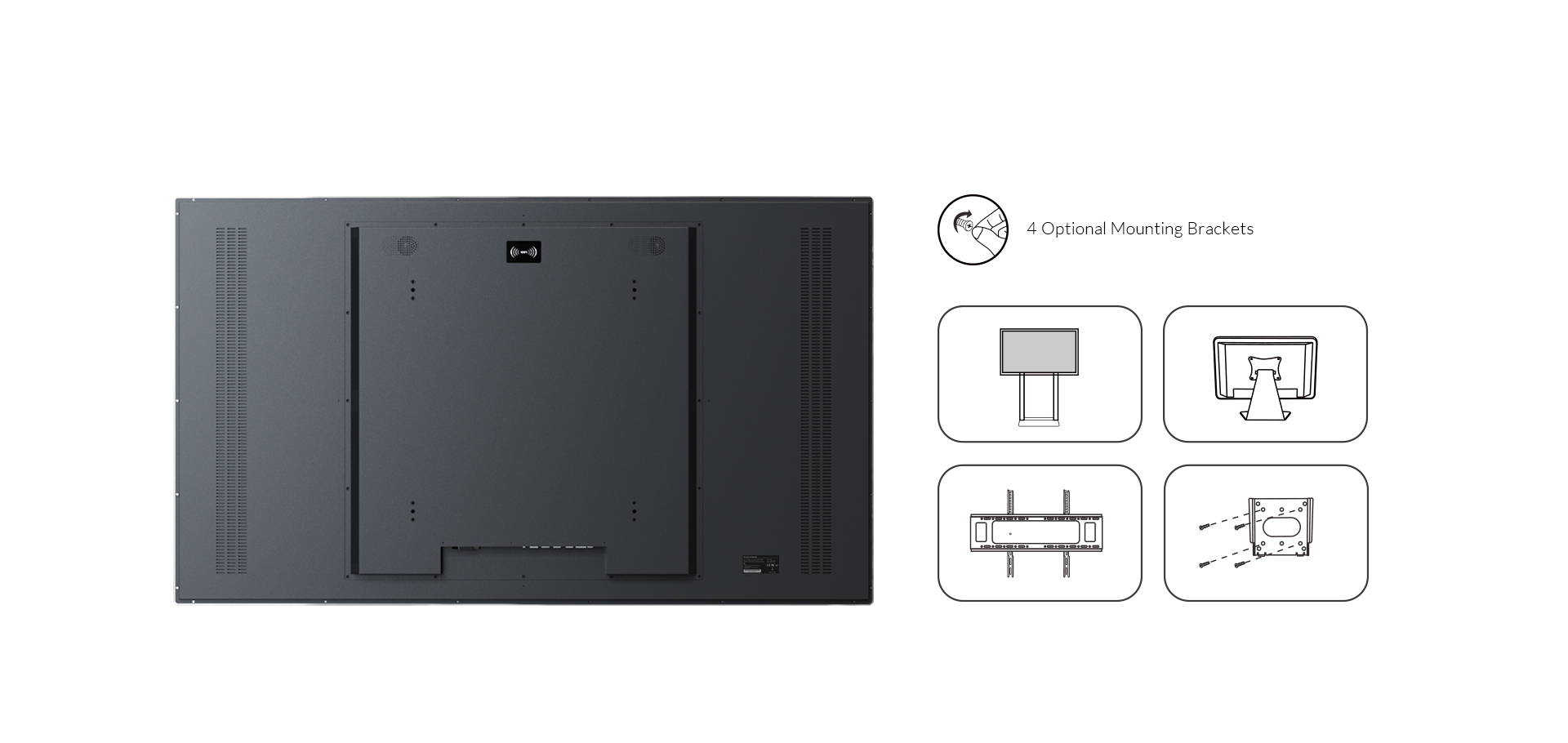 Wal Mount Bracket Optional