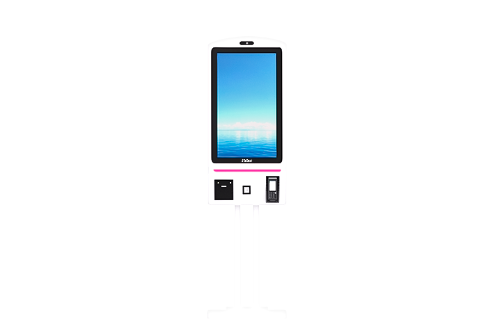 32 inch Free Standing Touch Screen Fast Food Self Ordering Kiosk