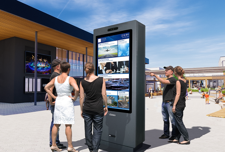 Boosting Business Visibility with Outdoor Display Kiosk Solutions