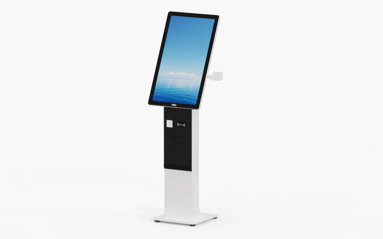 32 Inch Self-Service Digital Signage, Food Ordering Kiosk Machine ...