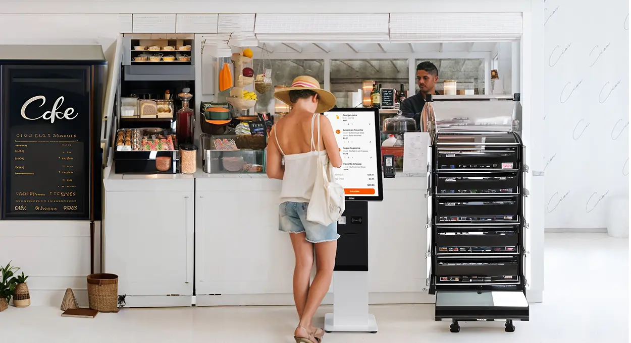 rcs restaurants digital display and self service kiosk solution 1