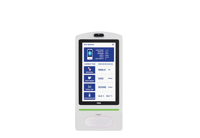 21.5 inch Wall Hanging Interactive Kiosk with Automatic Hand Washing