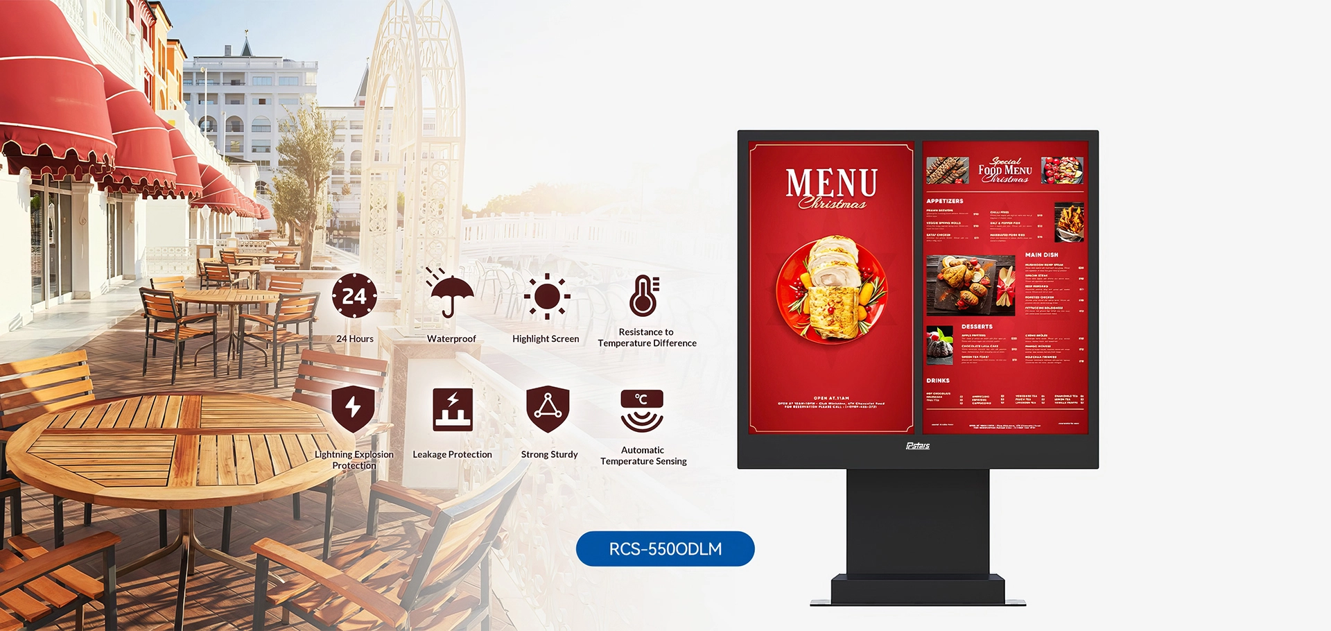 outdoor digital advertising display screens