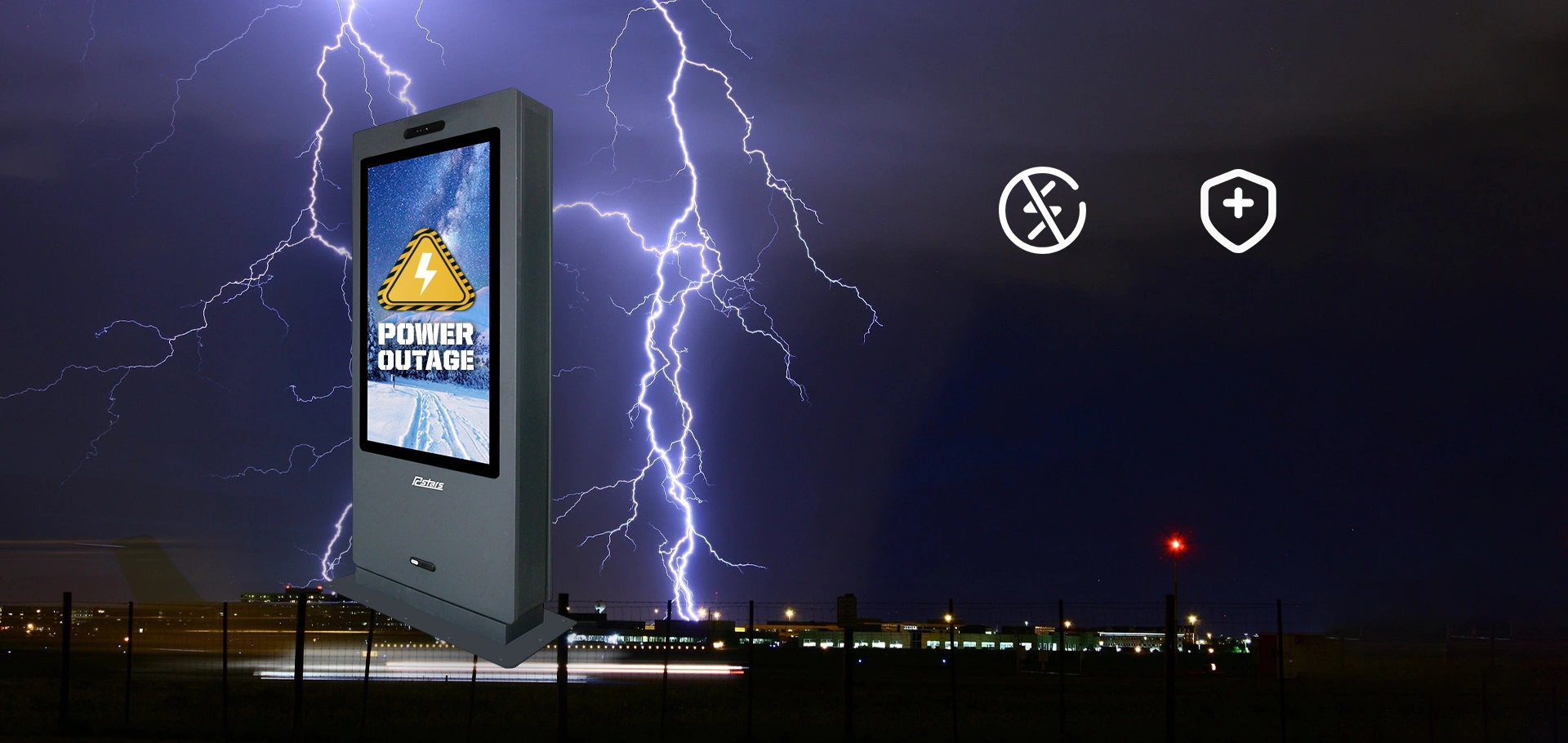 digital advertising screen outdoor