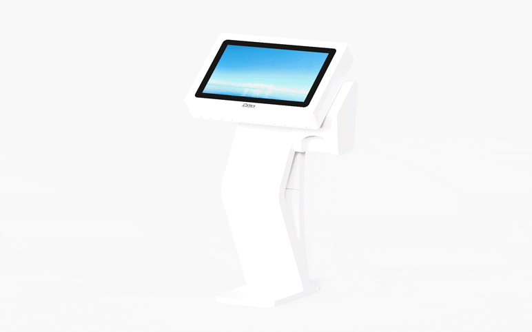 rcstars 240odk 24inch outdoor capacitive touch information kiosk with printer