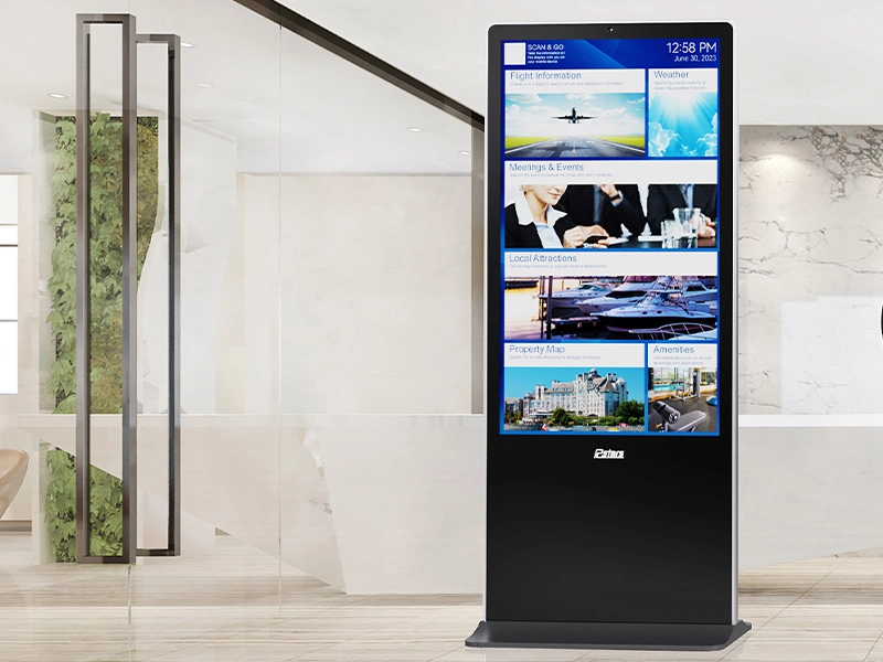 55 inch Touch Screen Freestanding Digital Signage